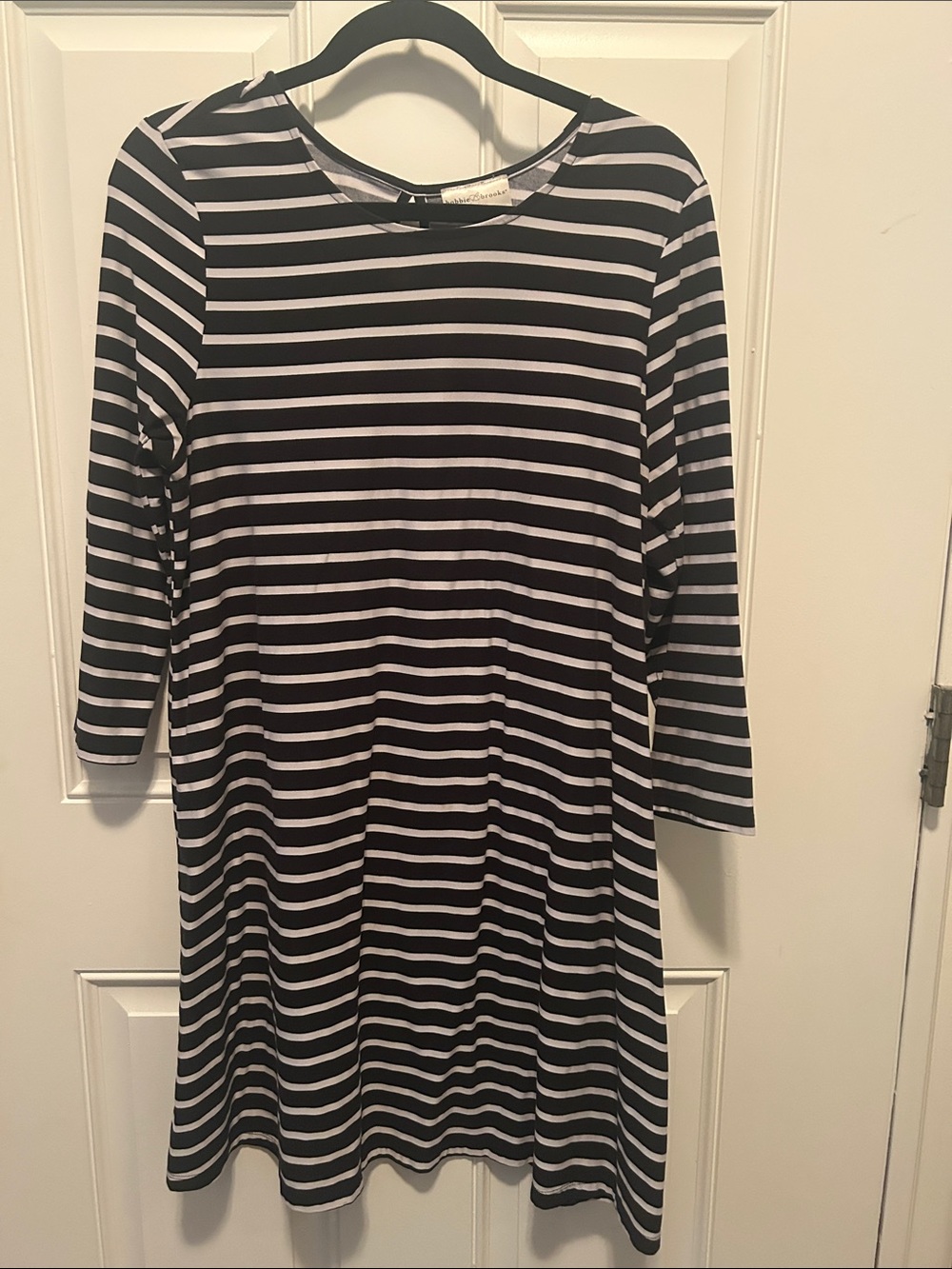 Bobbie Brooks Black and White Striped Top